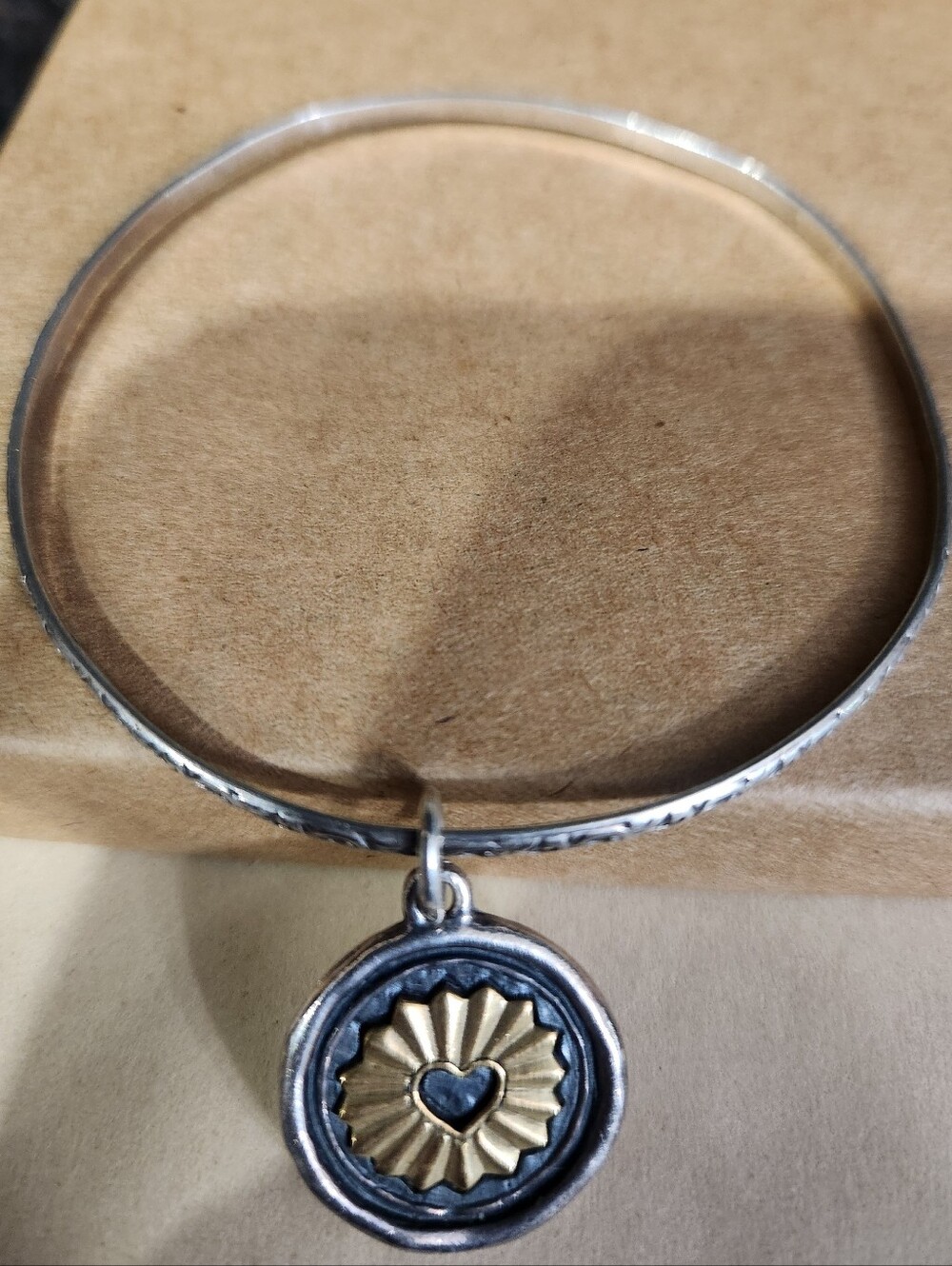 Waxing Poetic Charm Pendant